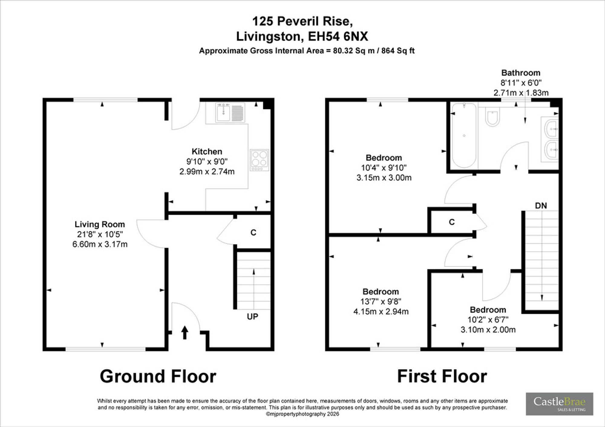 Peveril Rise, Livingston, EH54 floorplan