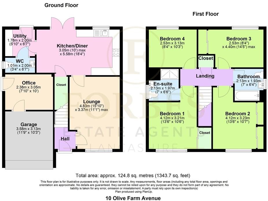 Olive Farm Avenue, Hoghton, PR5 floorplan