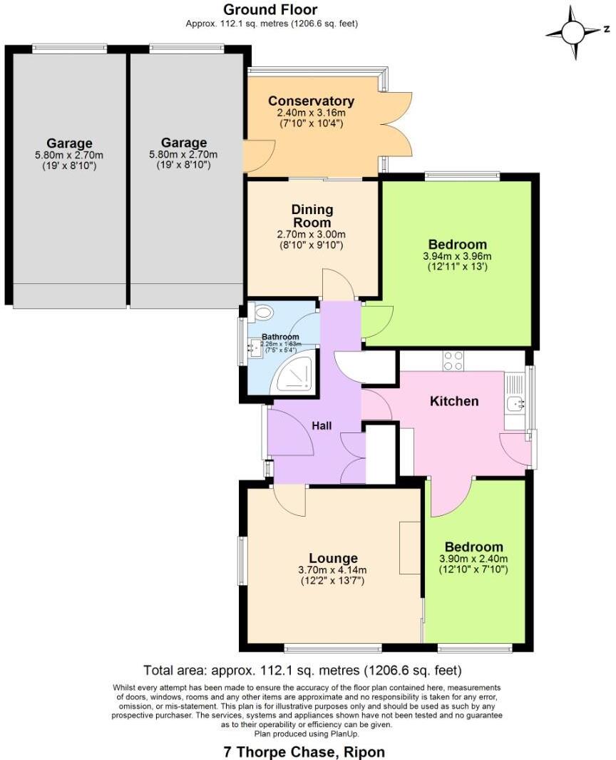 Thorpe Chase, Ripon floorplan