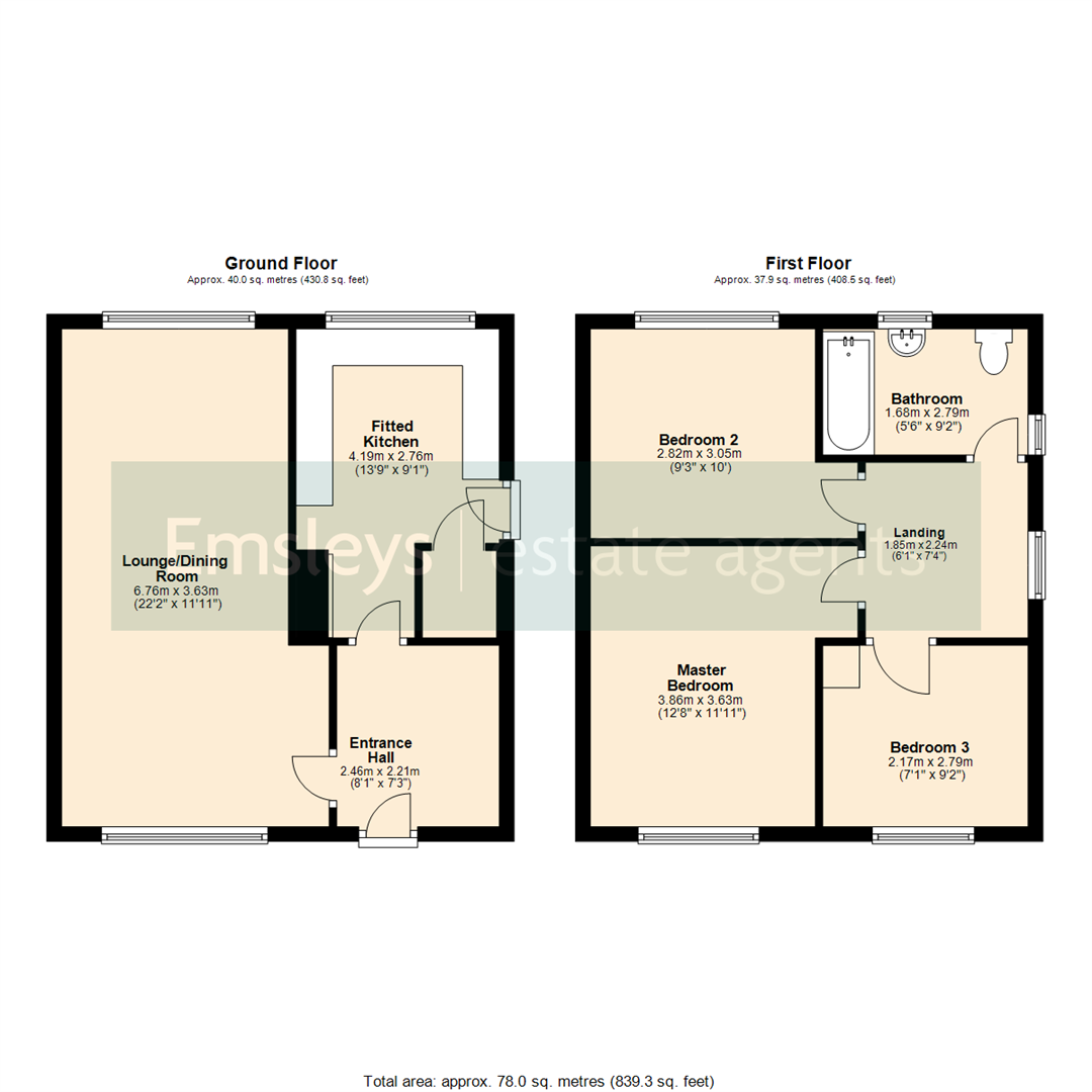 Barncroft Mount, Leeds floorplan