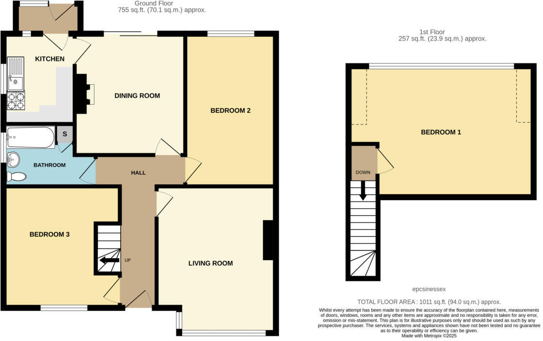 Cranston Park Avenue, Upminster, Essex floorplan