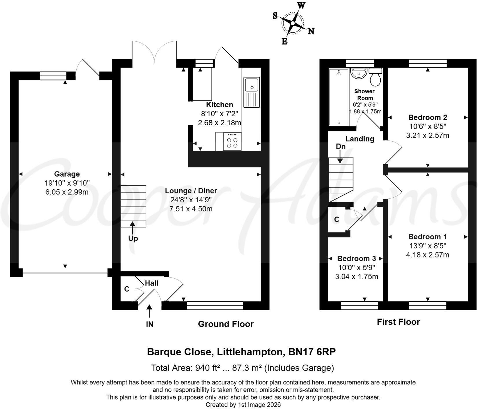 Barque Close, Littlehampton, BN17 floorplan