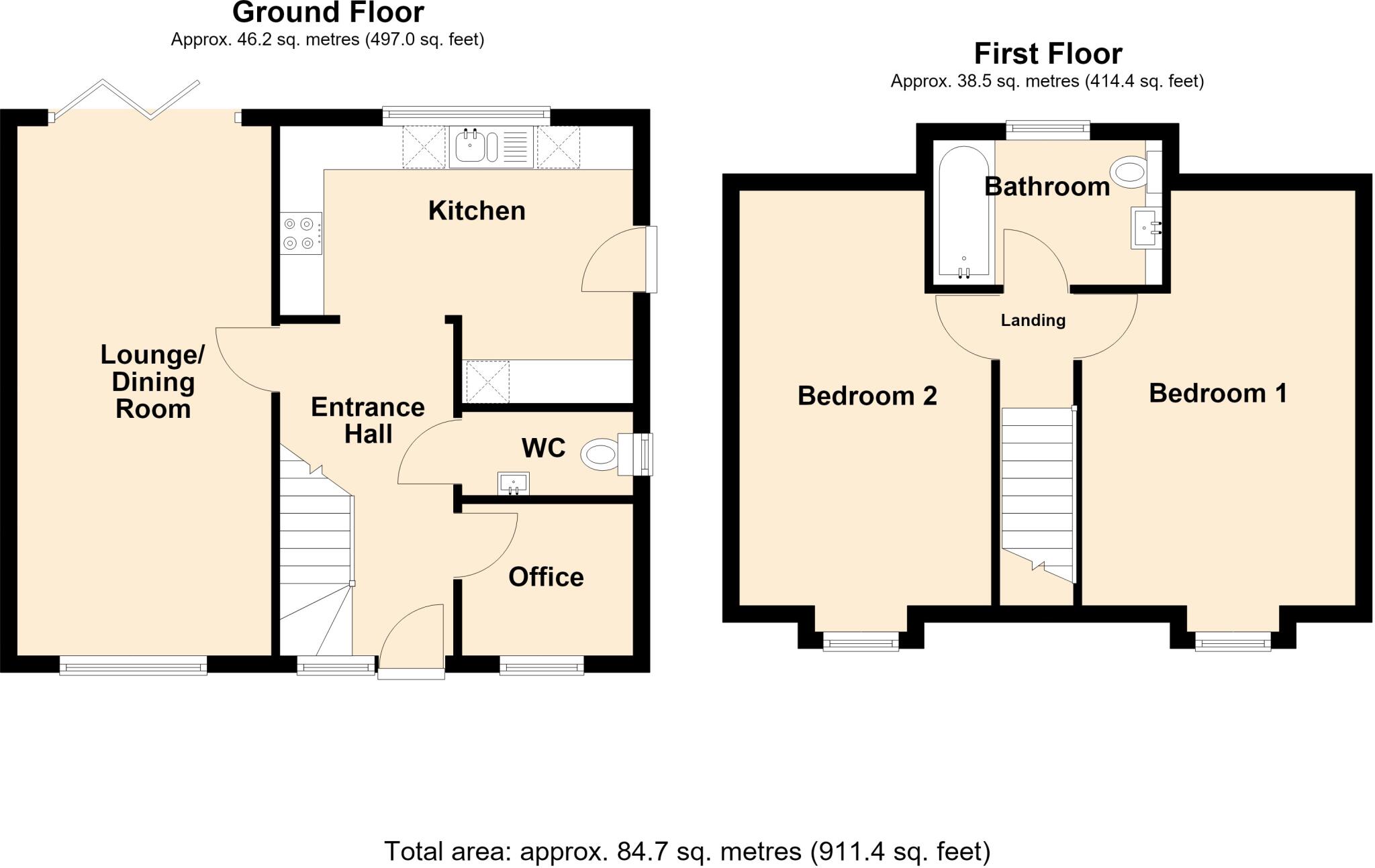 Bridge Court, Westbury floorplan