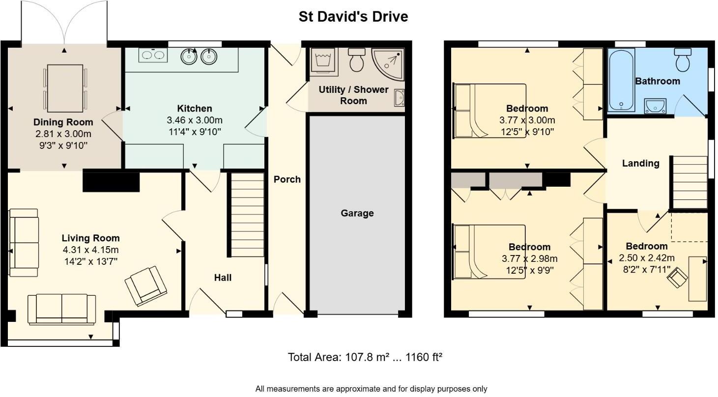 St Davids Drive, floorplan