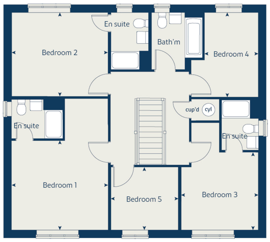 Cratchit Crescent, Northampton floorplan