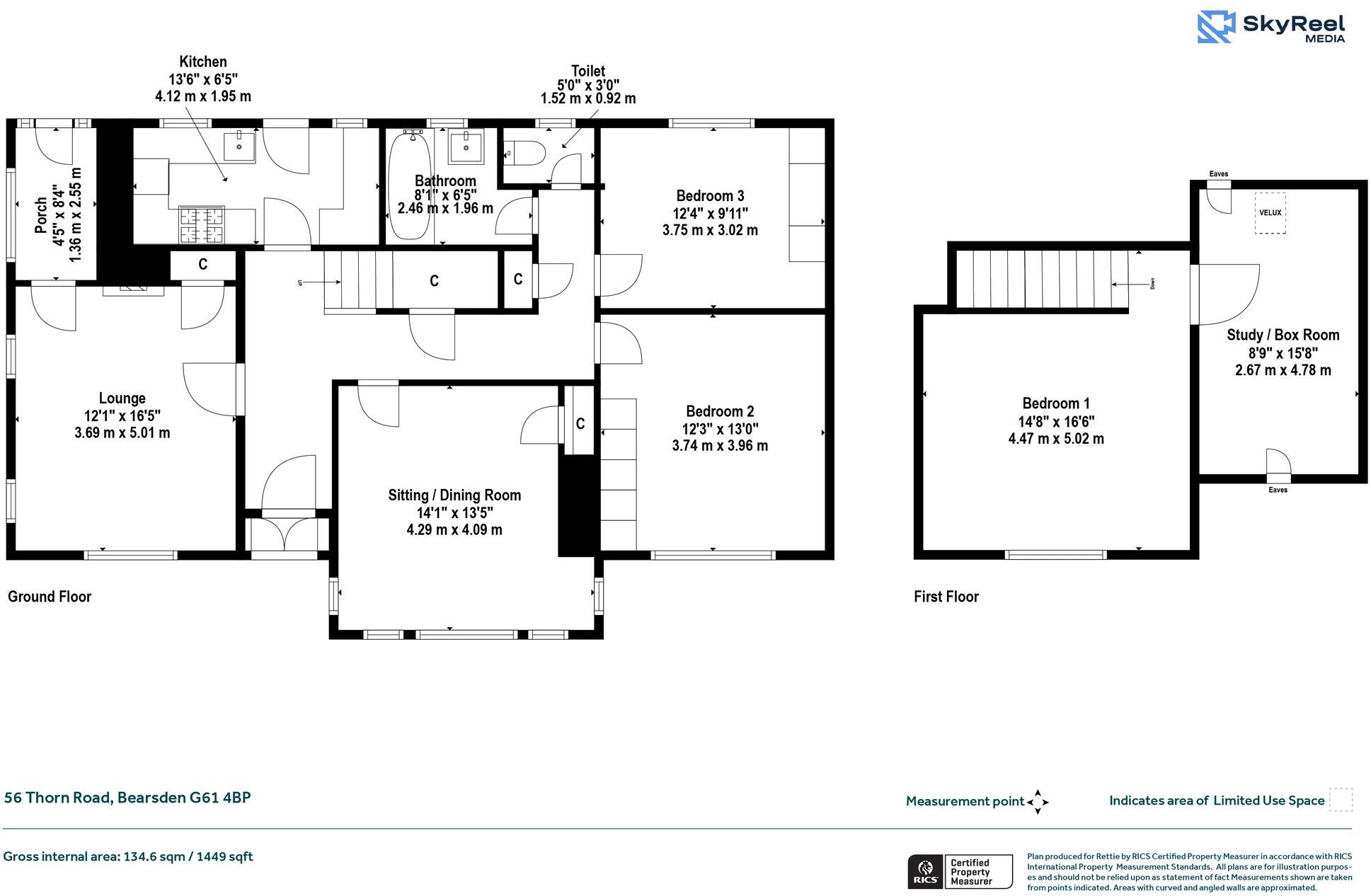 Thorn Road, Bearsden floorplan