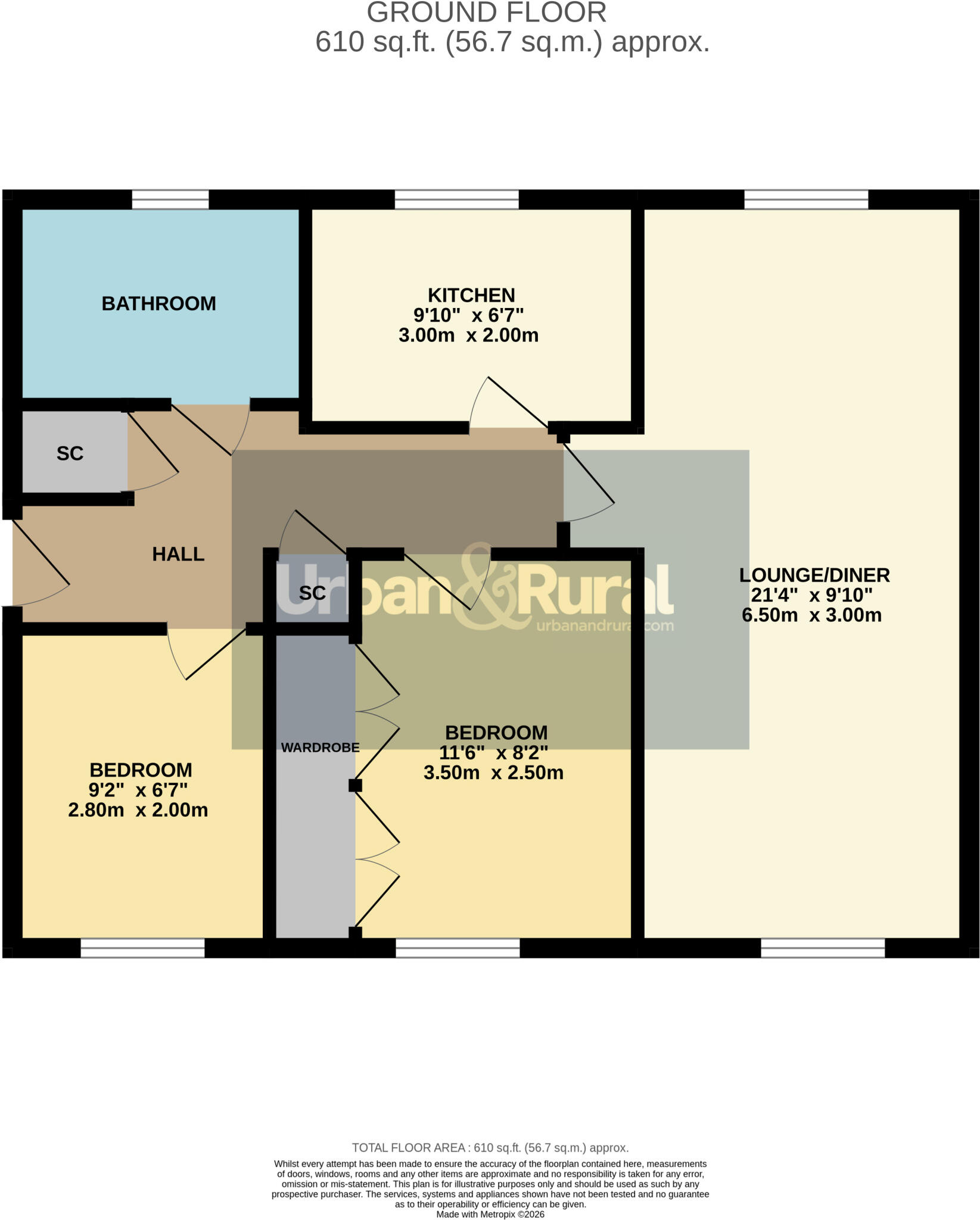 The Hawthorns, Flitwick, Bedfordshire, MK45 floorplan