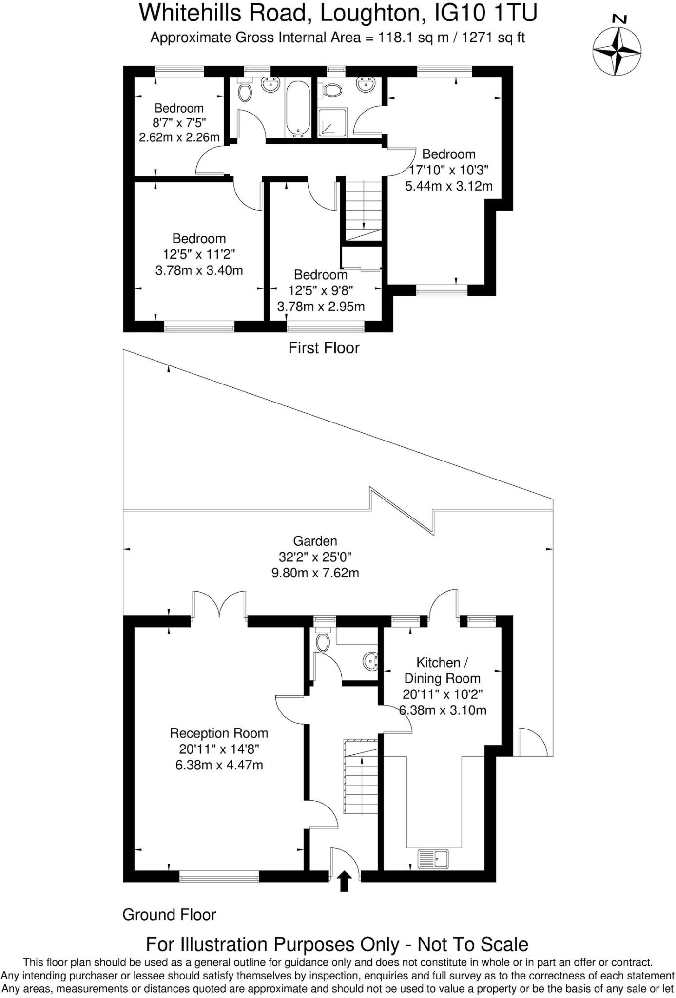 Whitehills Road, Loughton, Essex IG10 floorplan