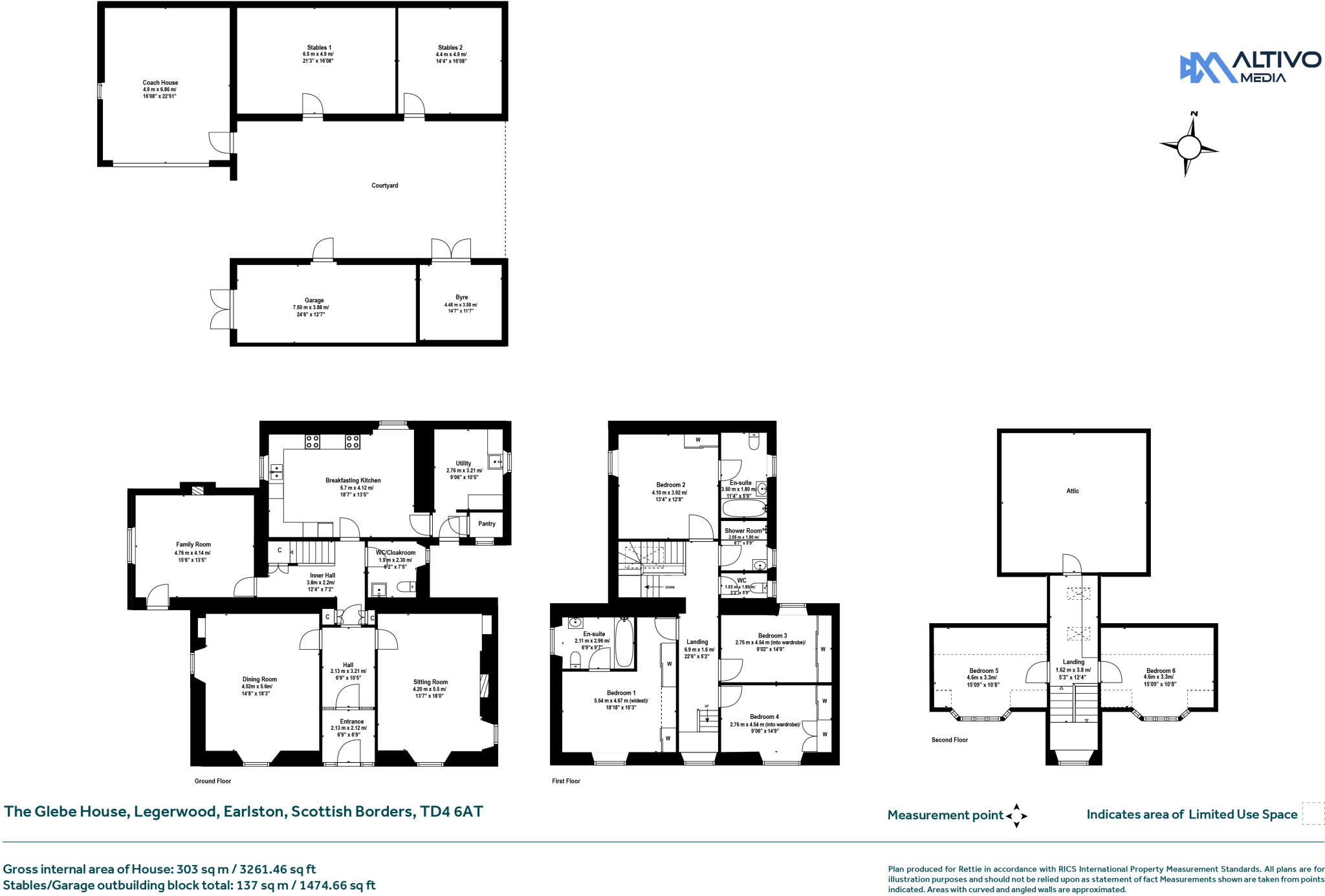 Legerwood, Earlston, Scottish Borders floorplan