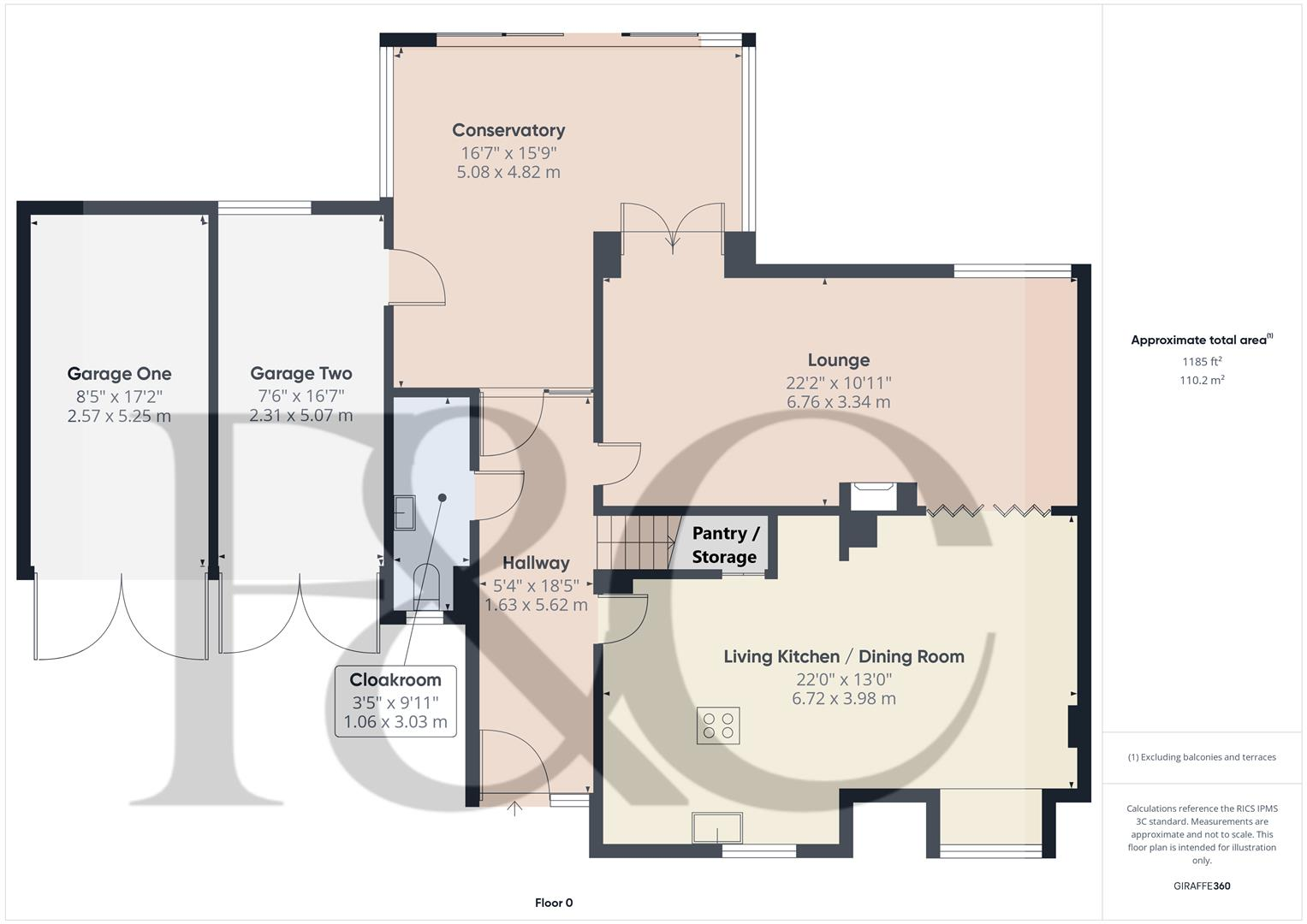 Croft Leys, Bare Lane, Ockbrook, Derby floorplan