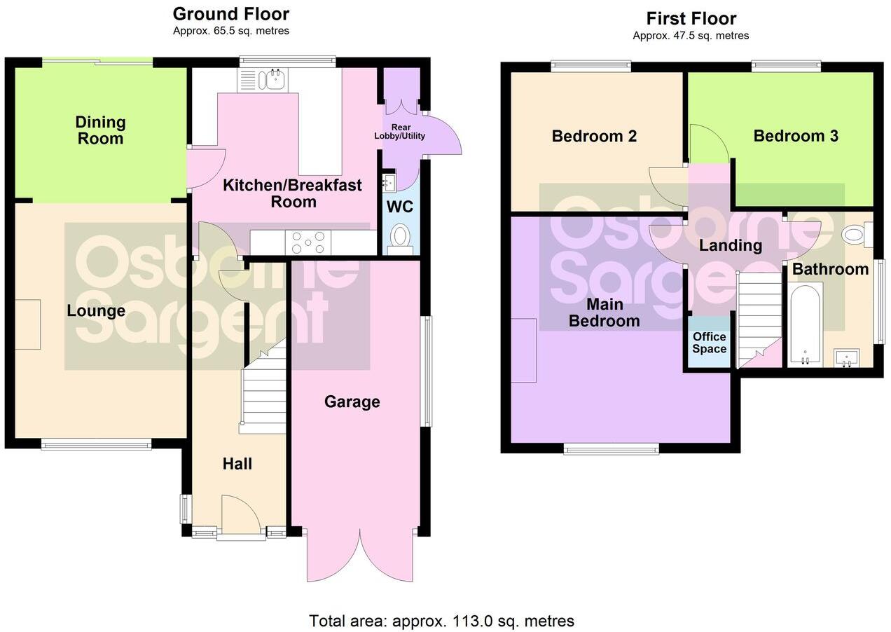 Pine Grove, Rugby, CV21 floorplan