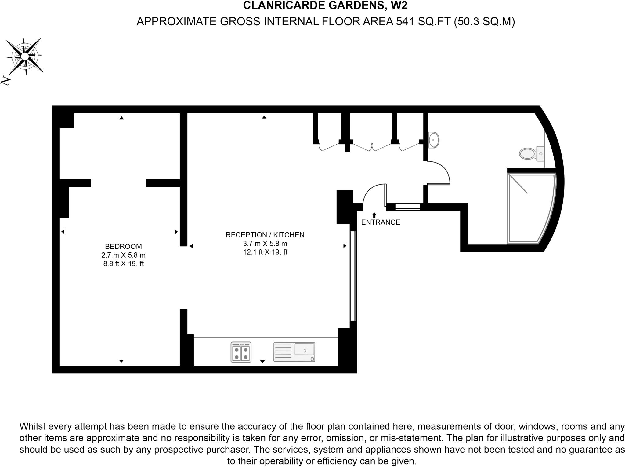 41 Clanricarde Gardens, Notting Hill, London, W2 floorplan