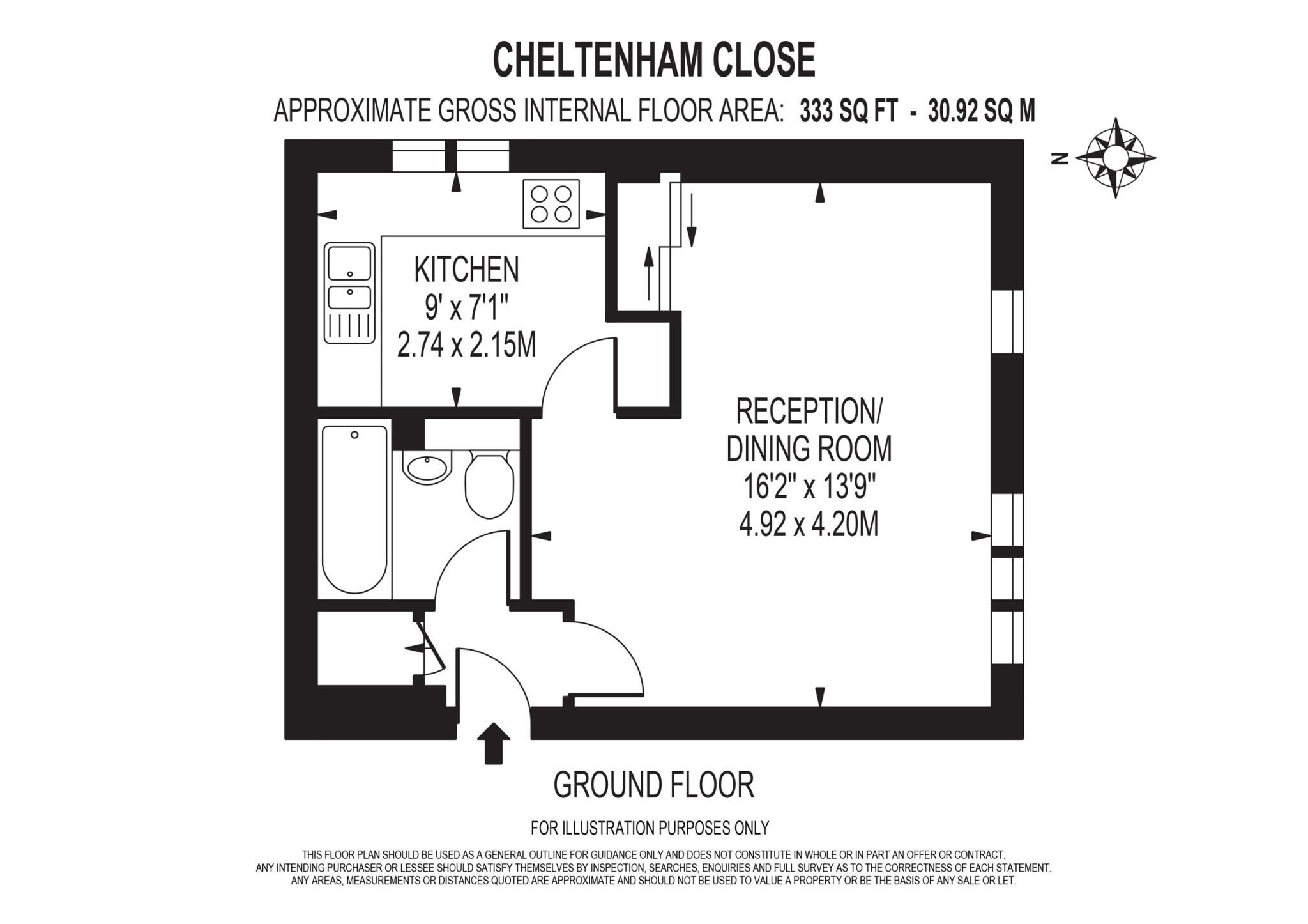 Cheltenham Close, New Malden floorplan