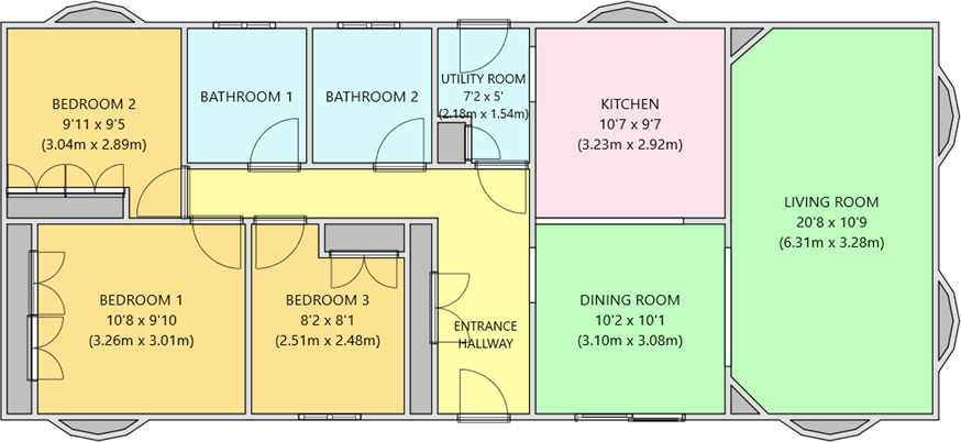Devon Oaks Park, Yelverton floorplan