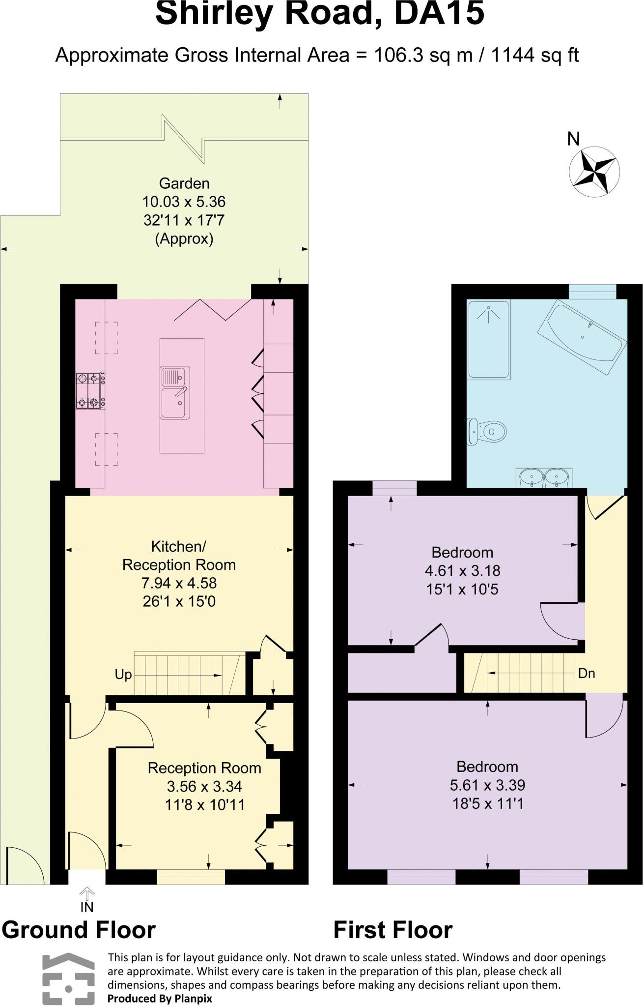 Shirley Road, Sidcup floorplan