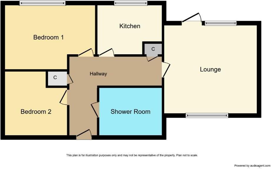Princes Close, Brandon floorplan