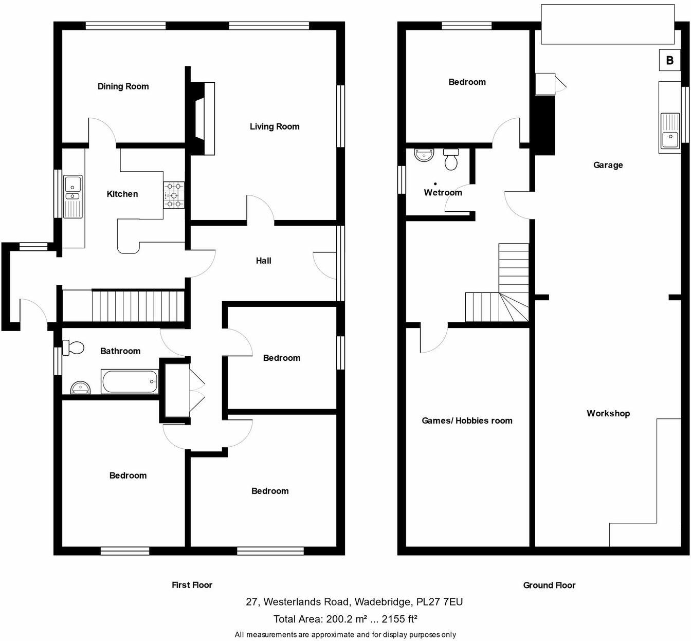 27, Westerlands Road, Wadebridge, PL27 7EU floorplan