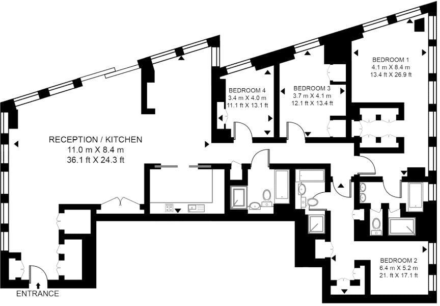 Carnation Way, Thames City, SW8 floorplan