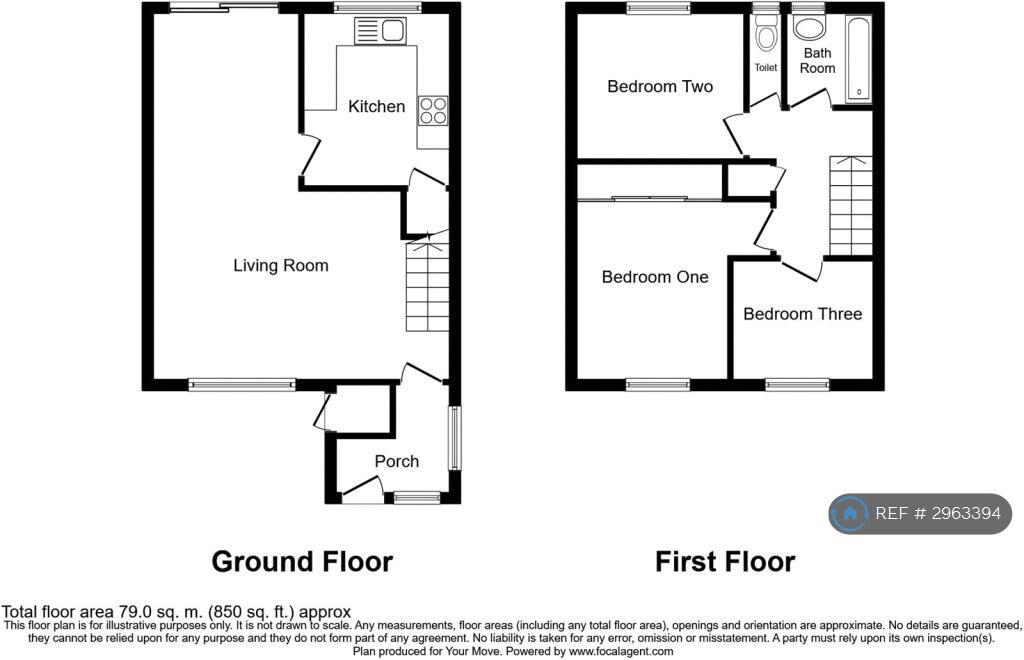 Thorpe Walk, Gillingham, ME8 floorplan