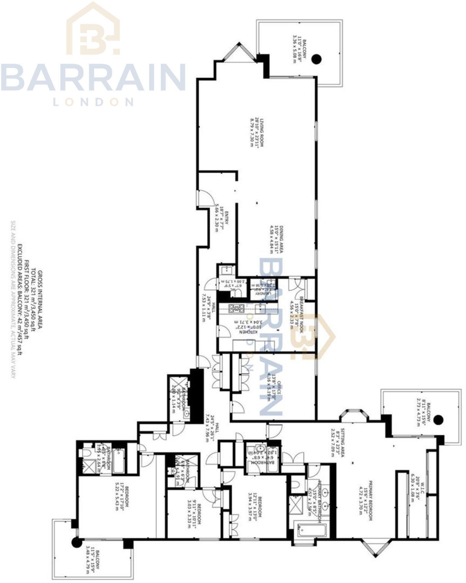 Waterside Point, 2 Anhalt Road London, SW11 floorplan