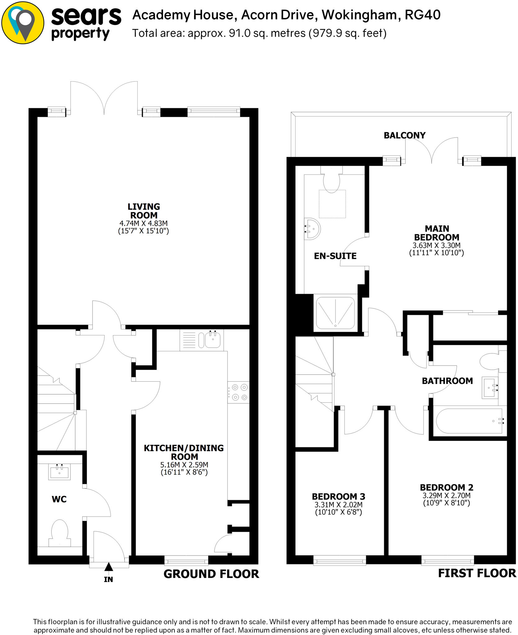 Woolf Drive, Wokingham floorplan