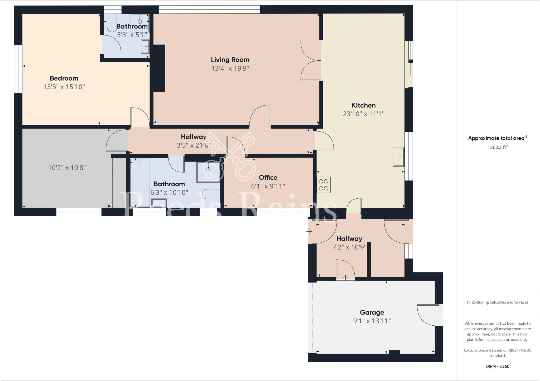 The Croft, Kirk Merrington, Spennymoor, Durham, DL16 floorplan