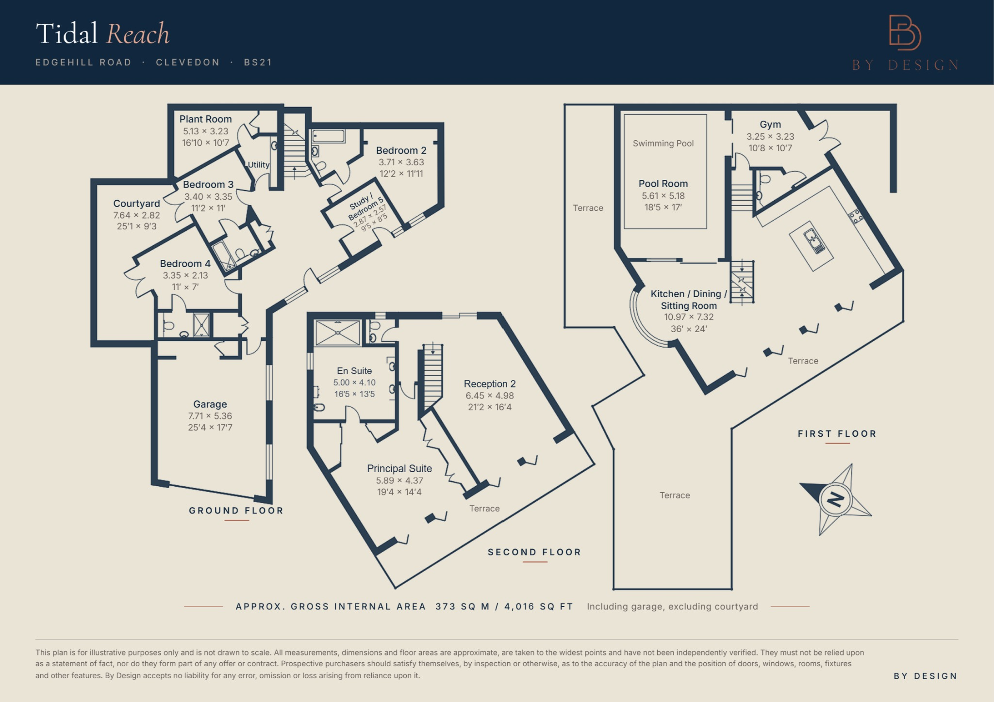 Tidal Reach, Edgehill Road, Clevedon, Somerset, BS21 floorplan