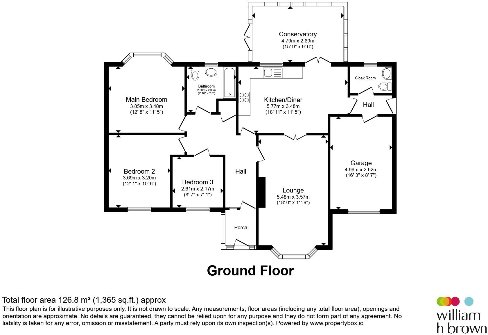 Mallards Reach, Donington, Spalding floorplan