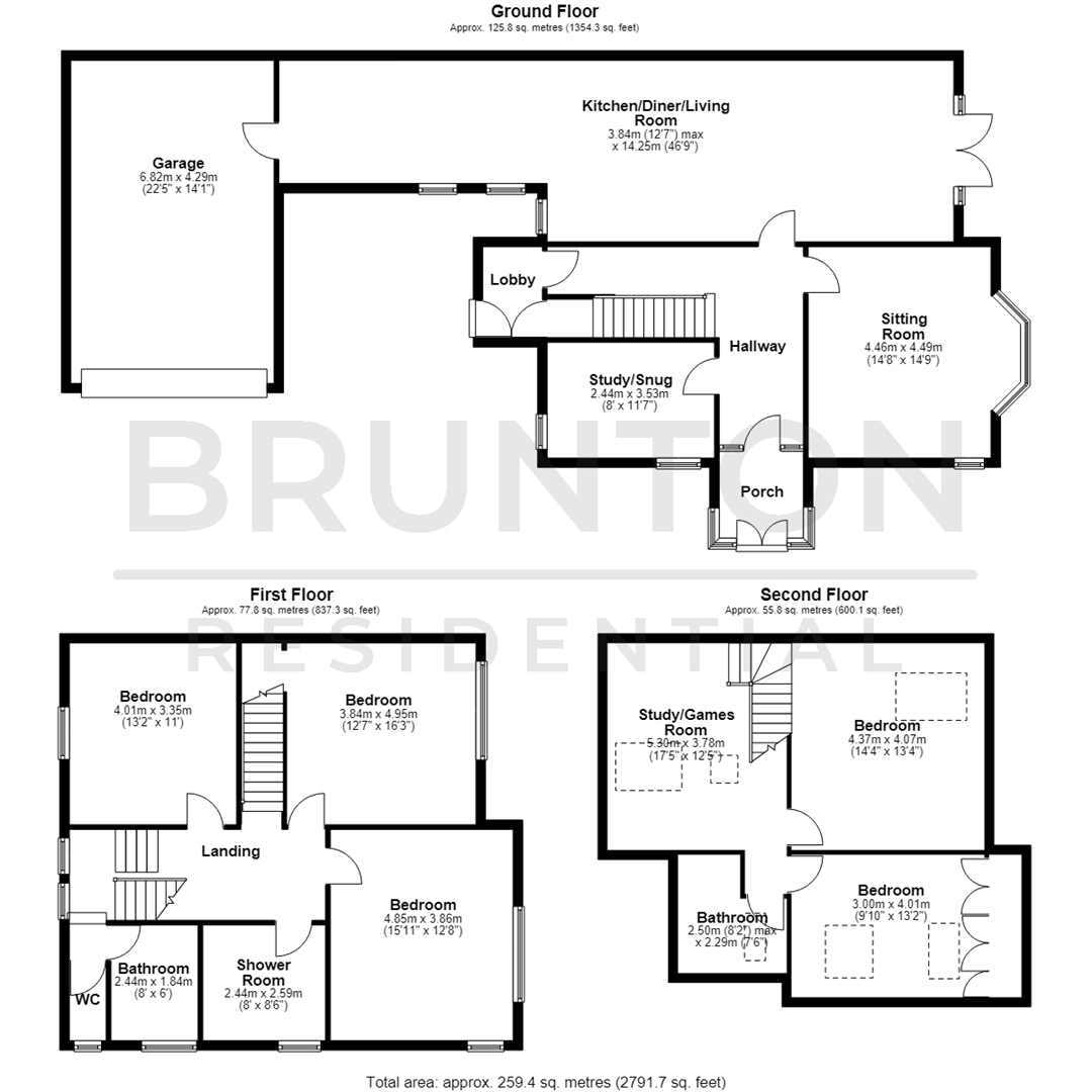 Causey Hill, Hexham, NE46 floorplan