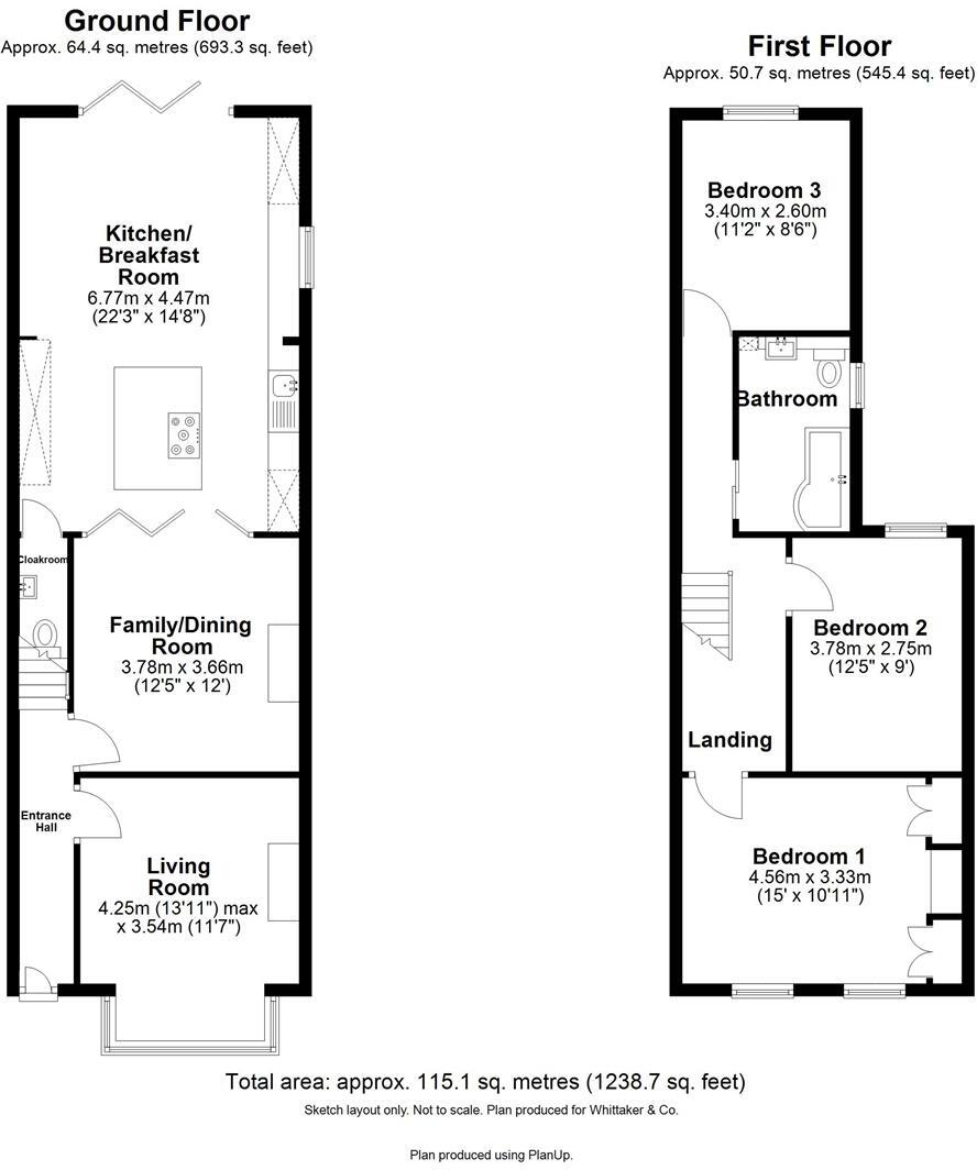 Harpenden Rise, Harpenden floorplan
