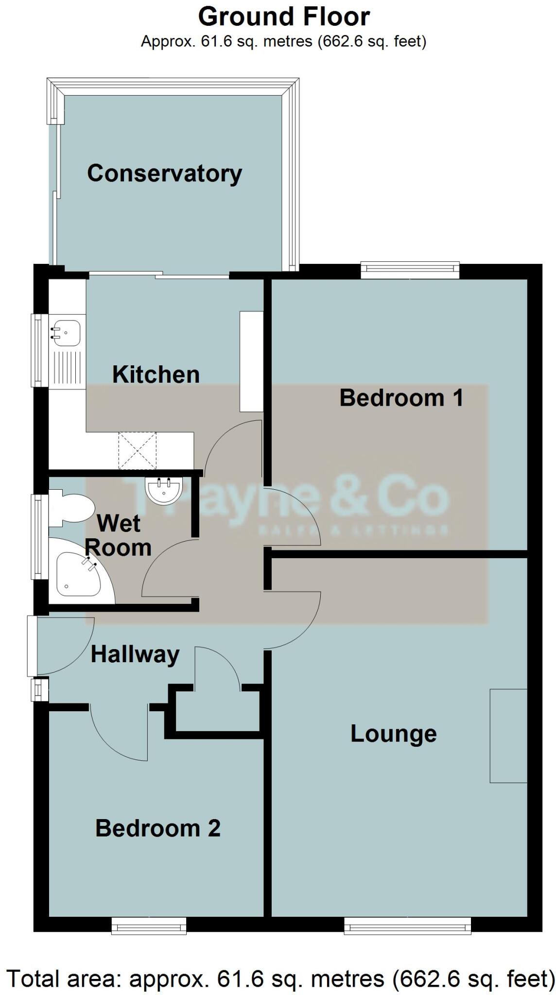 Chapel Road, Earith, Huntingdon, Cambs., PE28 3PU floorplan