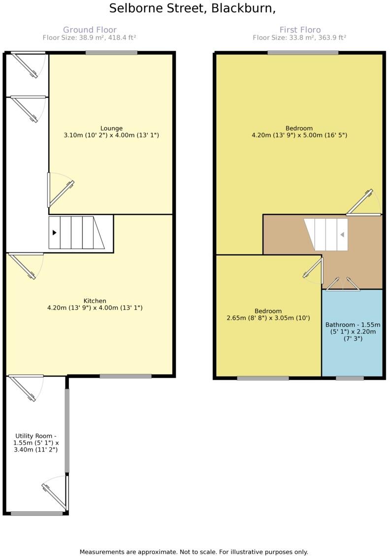 Selborne Street, Blackburn, BB2 floorplan