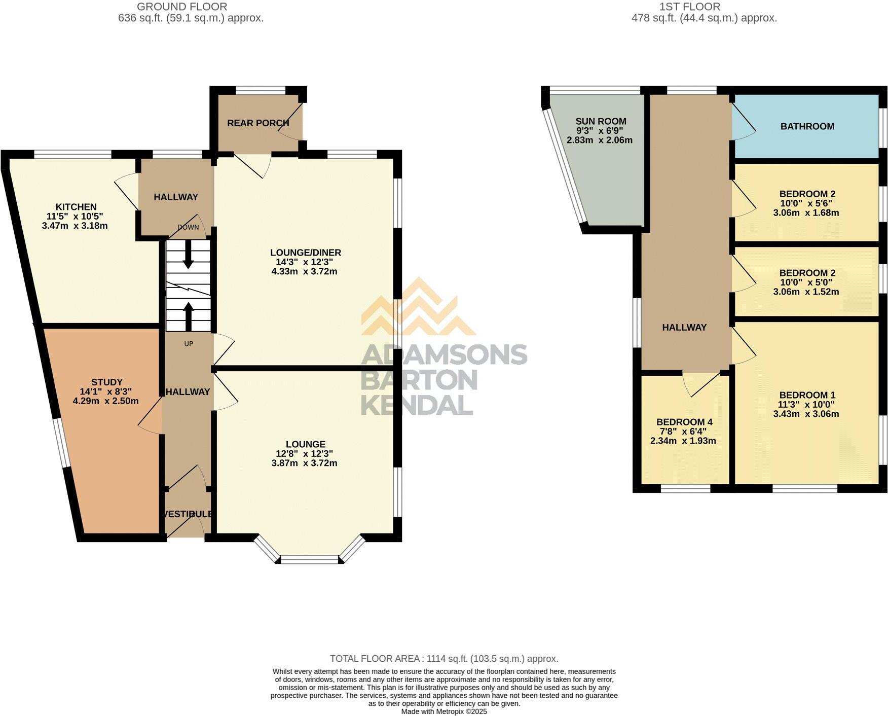 Bury Road, Oakenrod, Rochdale OL11 floorplan