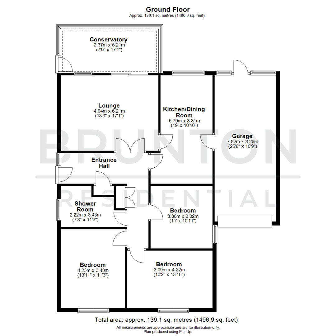 Bruntley Meadows, Alston,CA9 floorplan