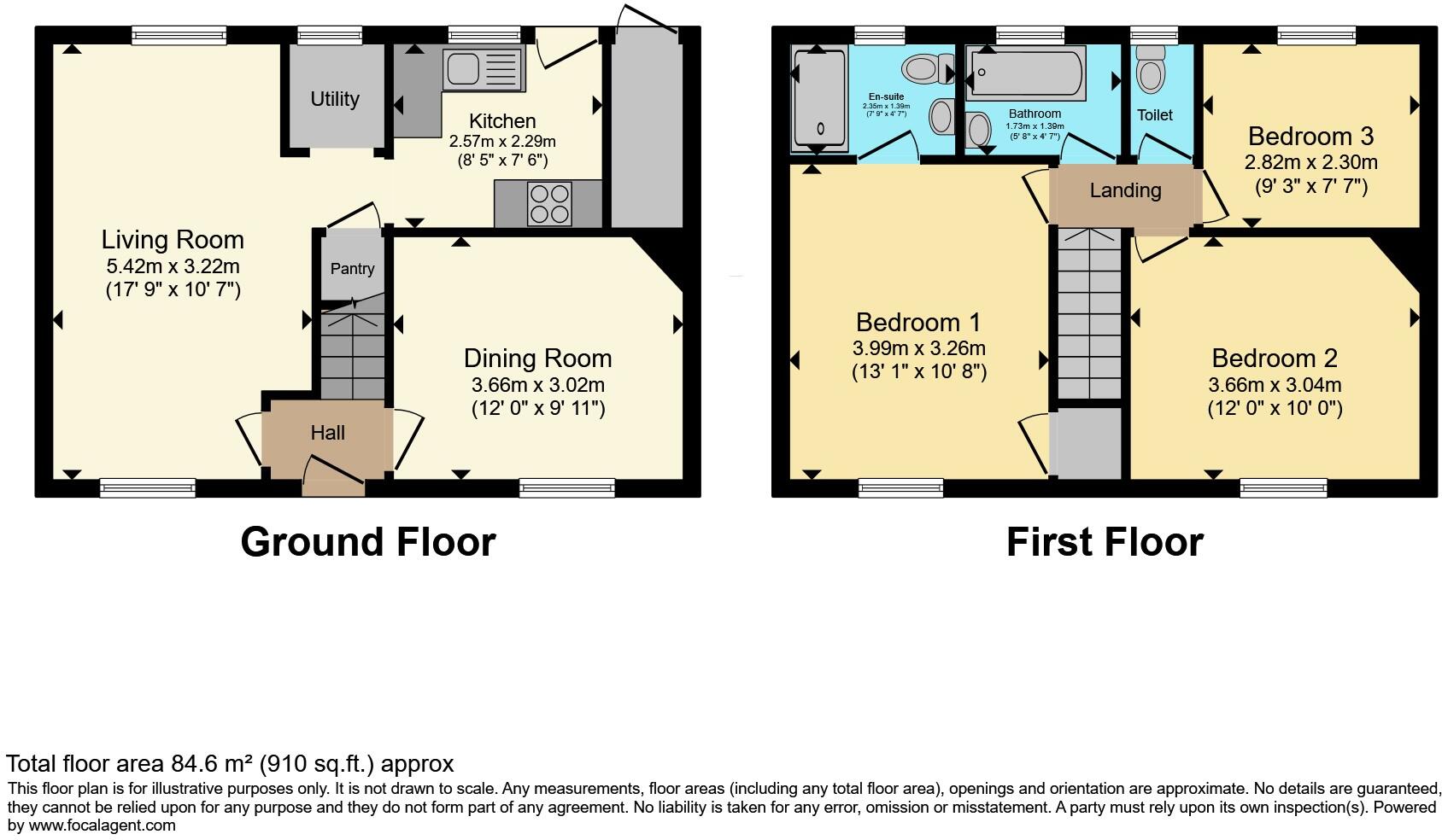 South Avenue, Mansfield, NG21 floorplan