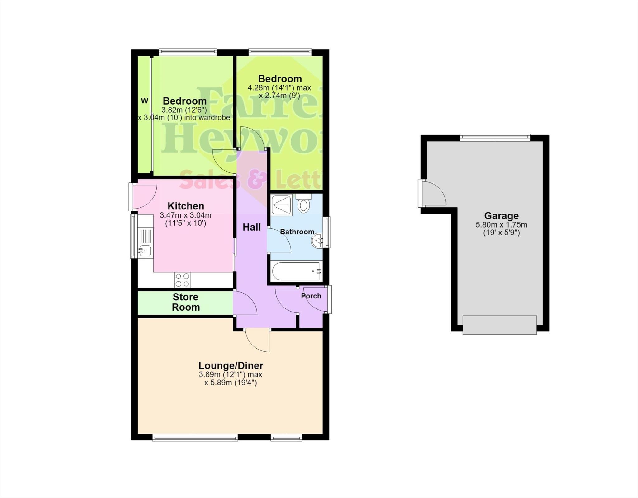 Garrison Road, Fulwood, Preston floorplan