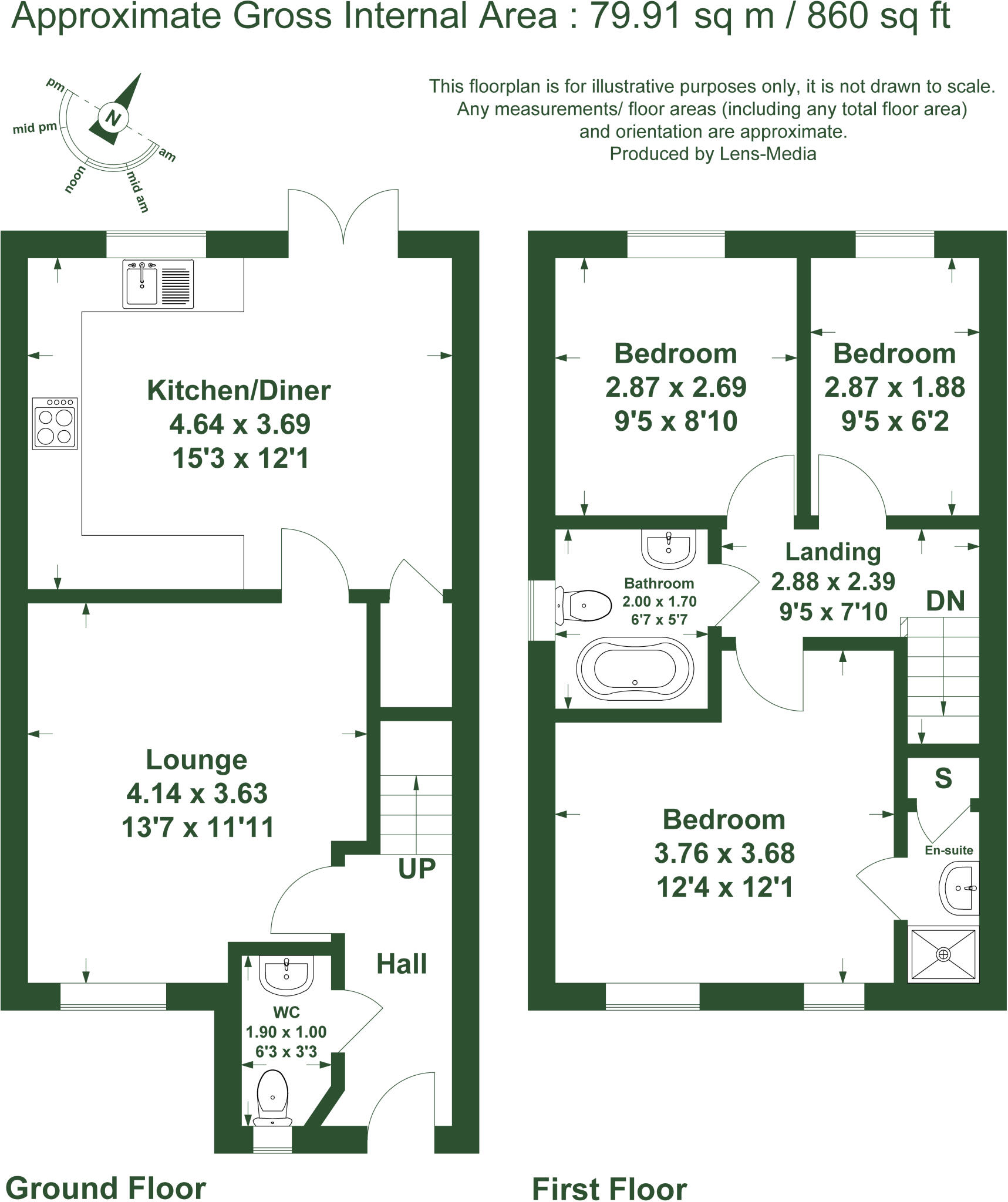 Fallow Avenue, Poulton-le-Fylde, Lancashire floorplan