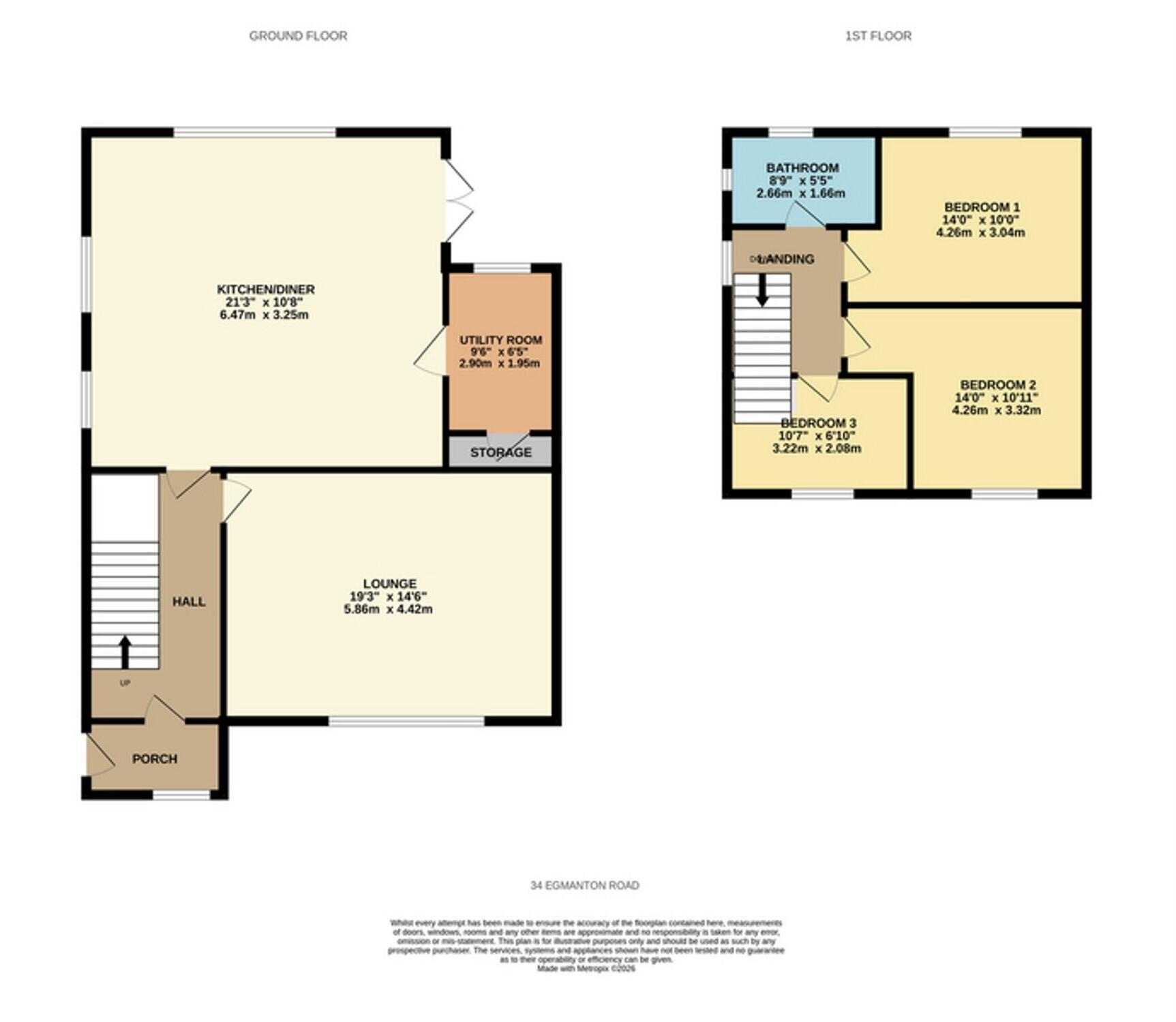 Egmanton Road, Meden Vale, NG20 floorplan