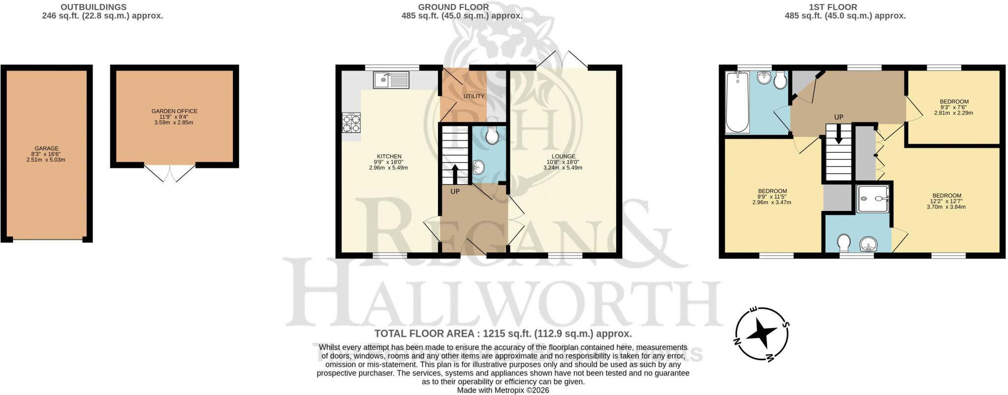 Comet Close, Chorley, PR7 3BF floorplan