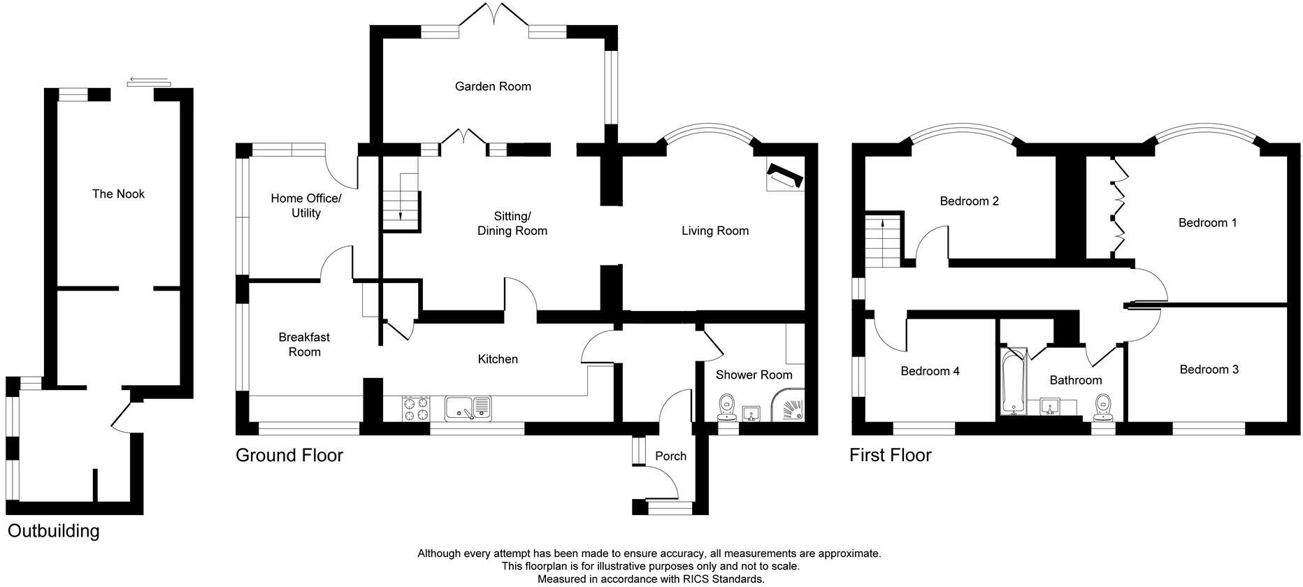 Wern, Bersham, Wrexham floorplan