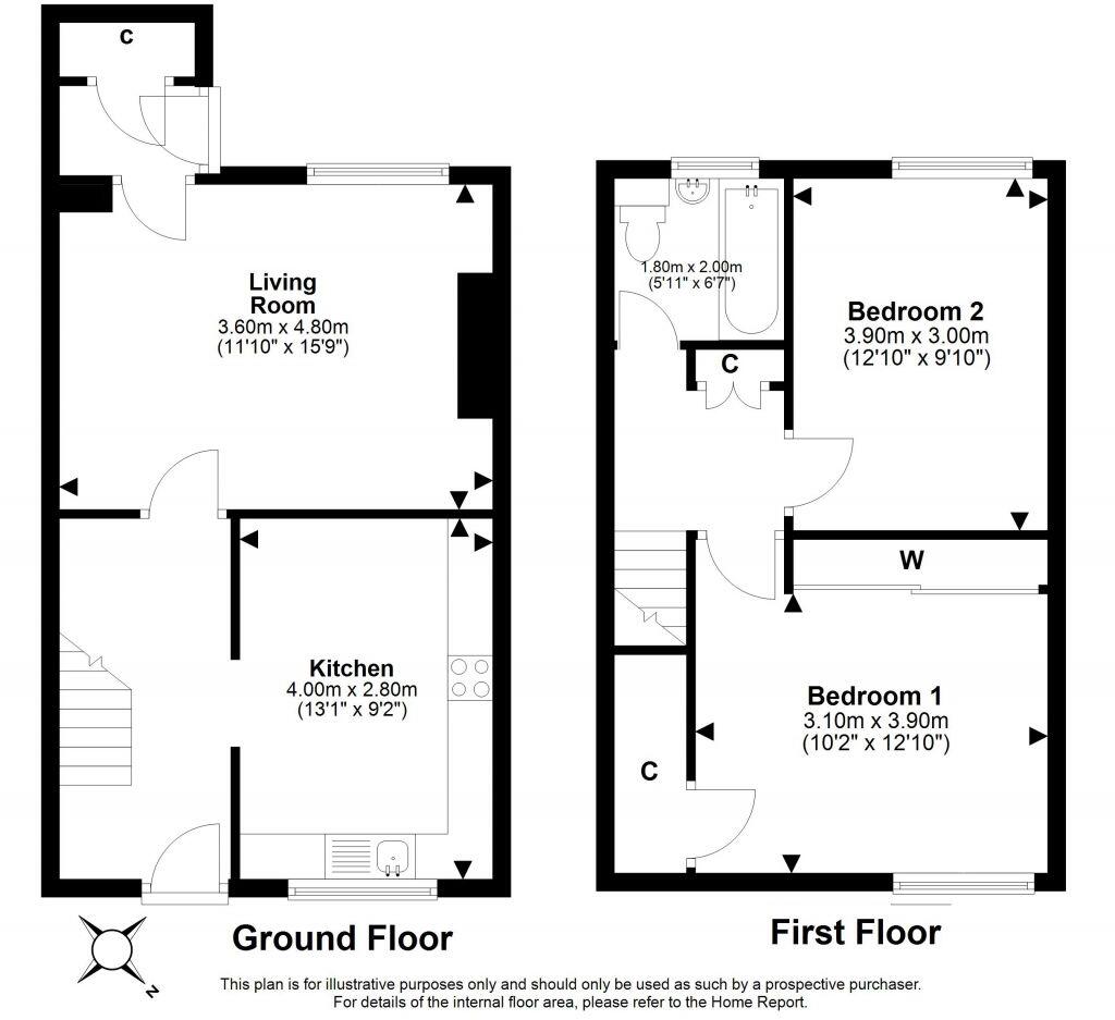 1 Drum Crescent, Ferniehill, Edinburgh, EH17 7DU floorplan
