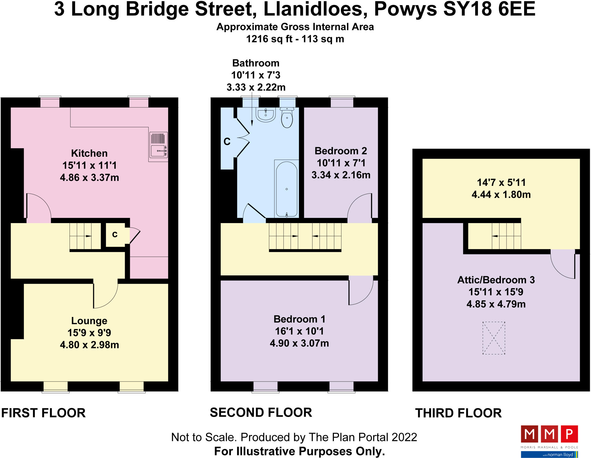Long Bridge Street, Llanidloes, Powys, SY18 floorplan