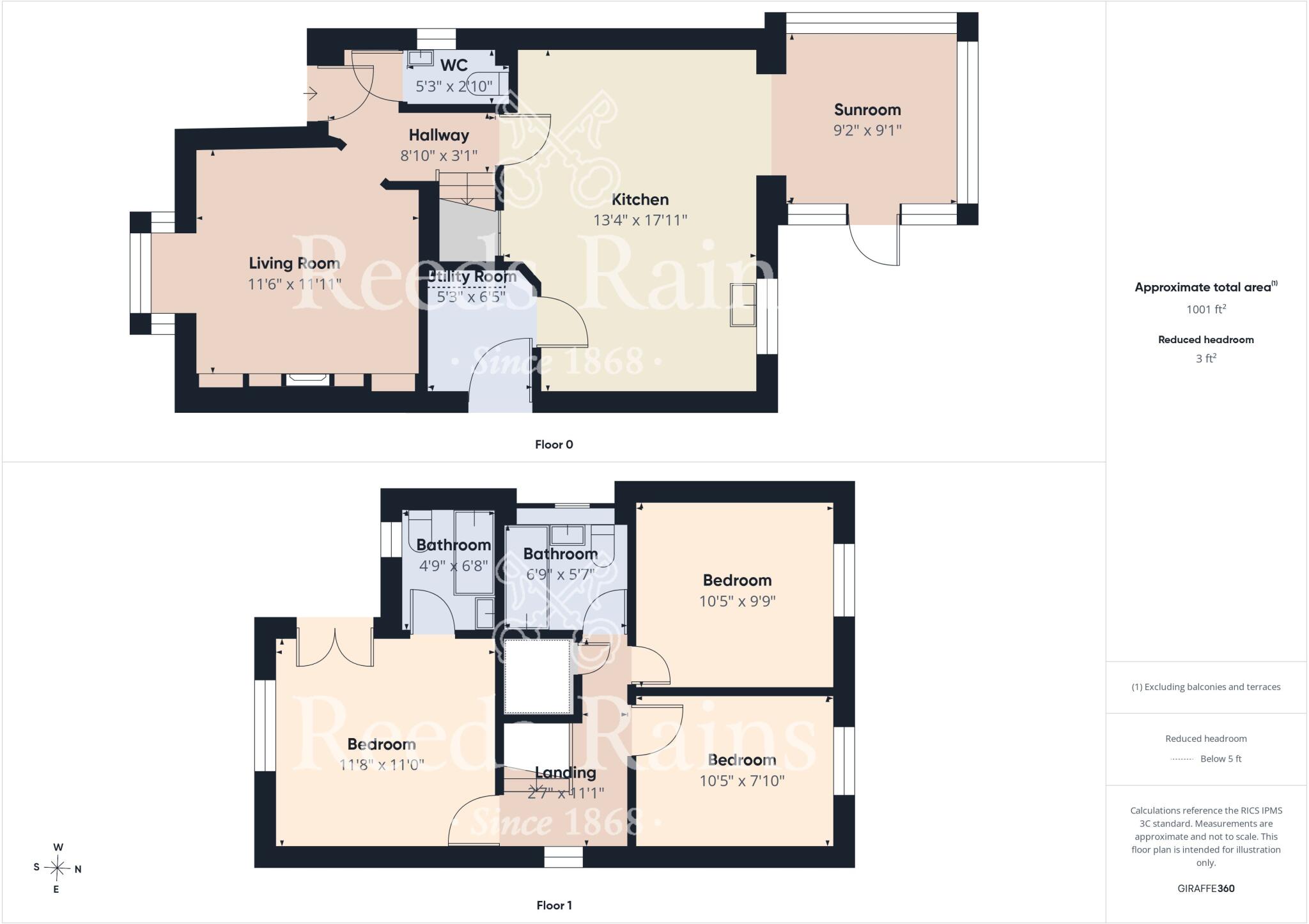 High Croft, Brandon, Durham, DH7 floorplan