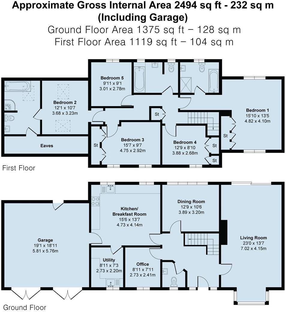Hellidon Road, Priors Marston, Southam, CV47 floorplan