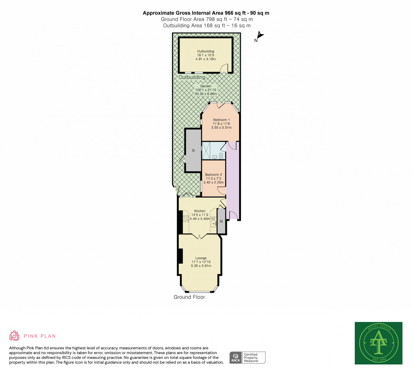 Conway Road, Southgate, London, N14 floorplan
