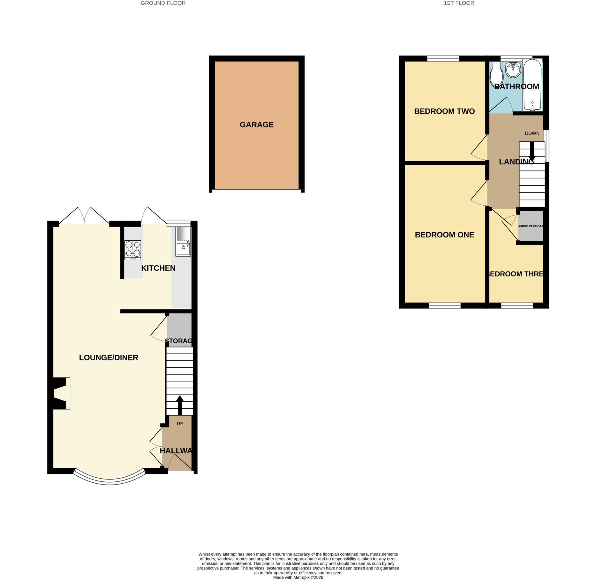 Moseley Road, Spital floorplan