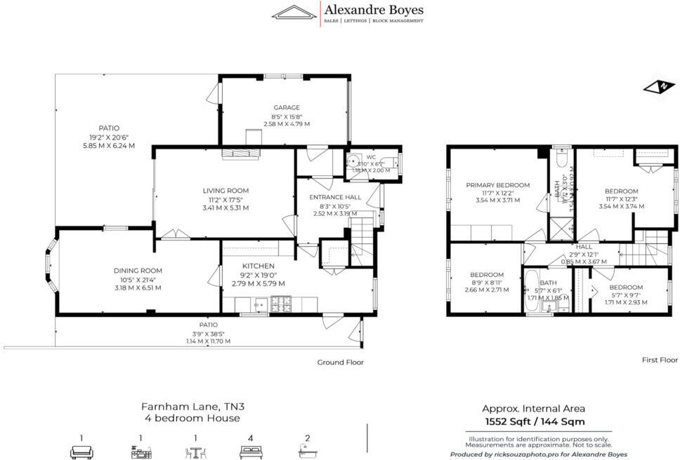 Farnham Lane, Langton Green, TN3 floorplan