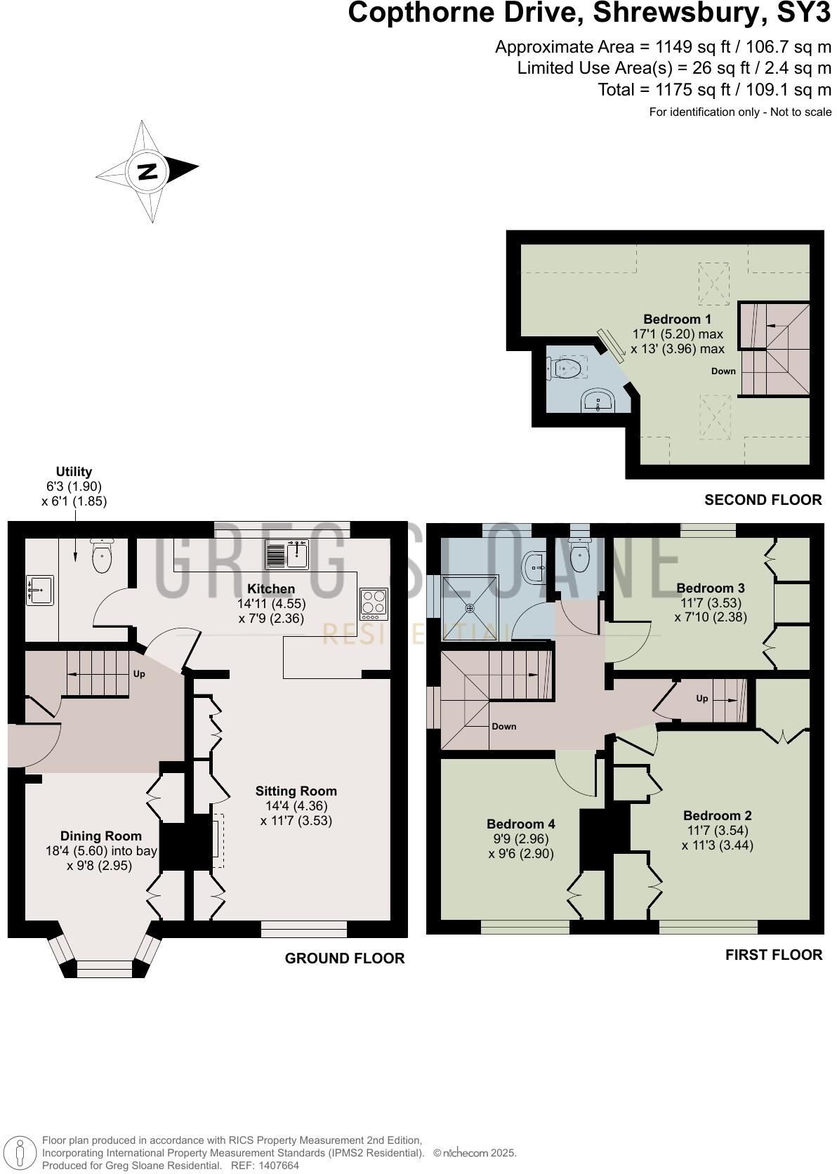 Copthorne Drive, Porthill, SY3 - One of the most sought-after locations in Shrewsbury. floorplan