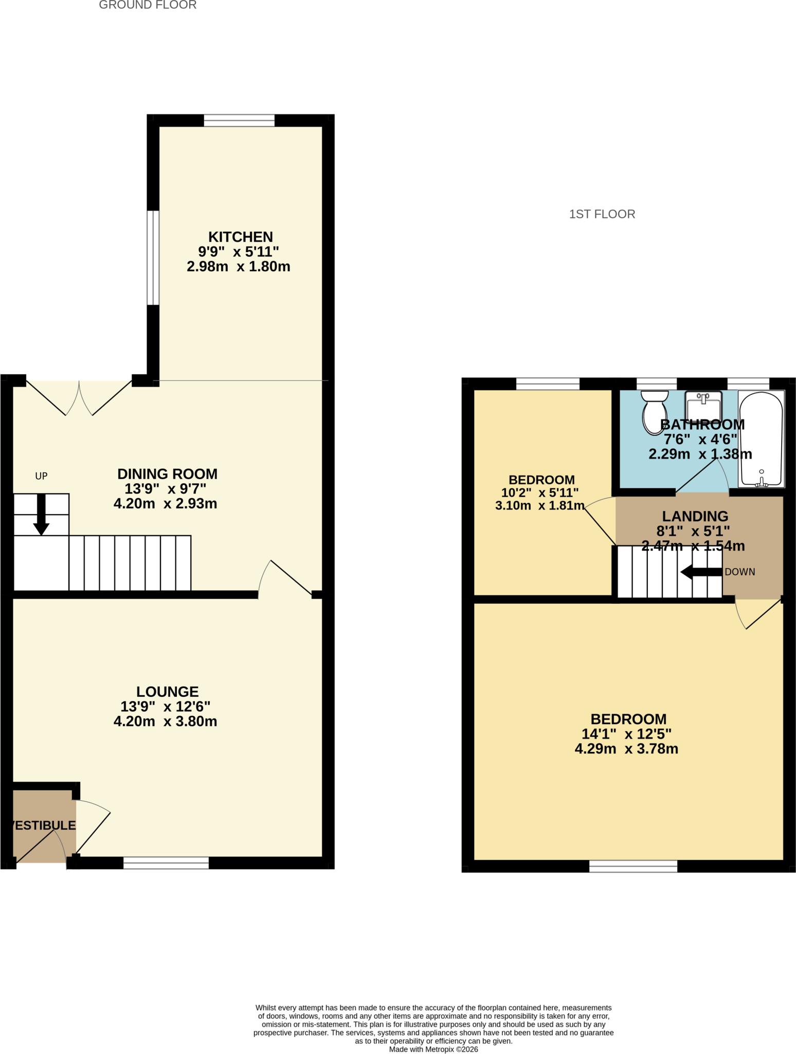 Shepley Lane, Marple floorplan