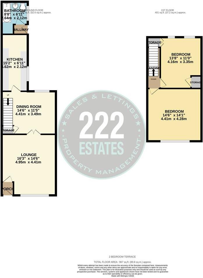 Sutton Street, Warrington floorplan